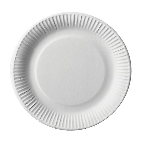 Assiettes. carton "pure" rond Ø 23 cm blanc