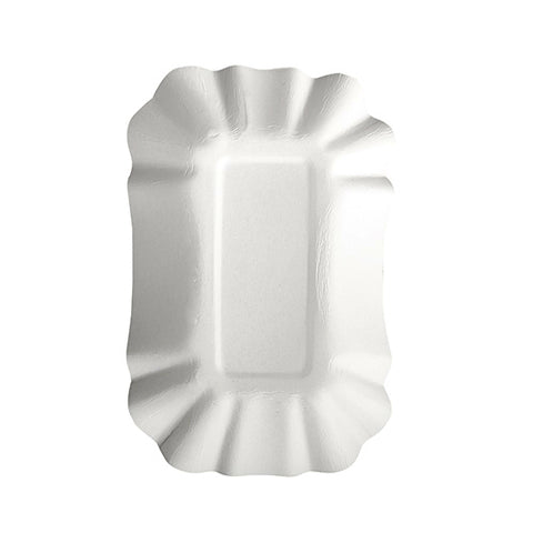 Coupelles. carton "pure" rectangulaire 9 cm x 14 cm x 3 cm blanc (1500 unités)