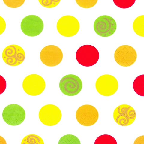 Serviettes. 3 plis pliage 33 cm x 33 cm "Balls"