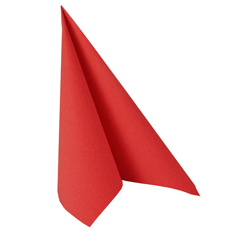 Serviettes "ROYAL Collection" pliage 40 cm x 40 cm rouge 