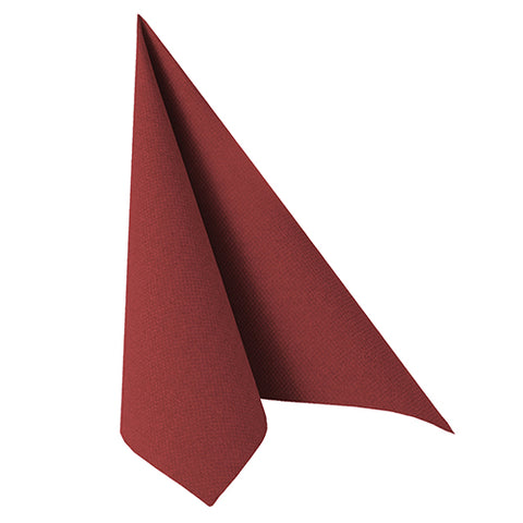 Serviettes "ROYAL Collection" pliage 40 cm x 40 cm bordeaux