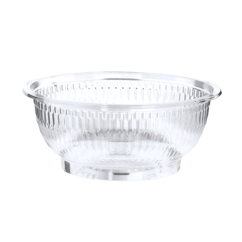 Bols à salade. R-PET rond 1 l Ø 18 cm · 7.5 cm transparent (300 unités)