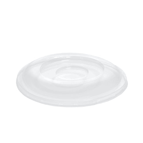 Couvercle dôme. R-PET rond Ø 15.5 cm · 2.5 cm transparent (500 unités)