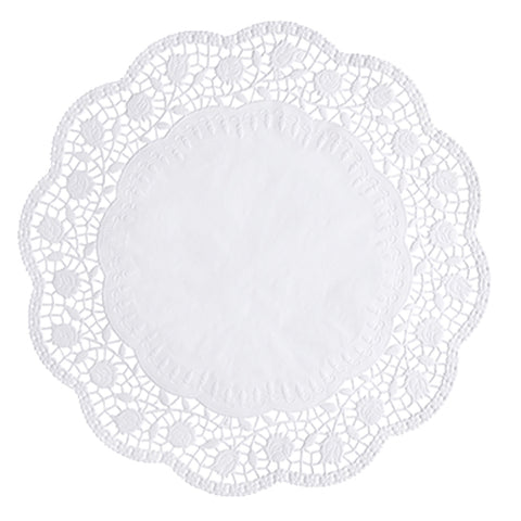 Dentelles rond Ø 36 cm blanc (2000 unités)
