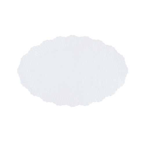Napperons. papier ovale 29 cm x 18.8 cm blanc (5000 unités)