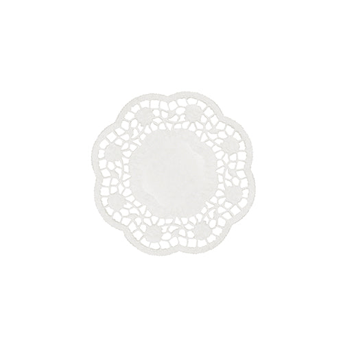 Napperons pour assiettes et sous-tasses rond Ø 10 cm blanc (10000 unités)