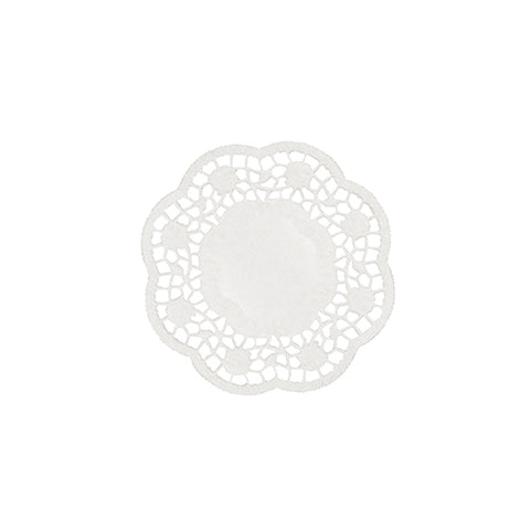 Napperons pour assiettes et sous-tasses rond Ø 10 cm blanc (10000 unités)