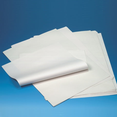 10 kg Papier d'emballage en cellulose 50 cm x 37.5 cm blanc 1/4 feuilles