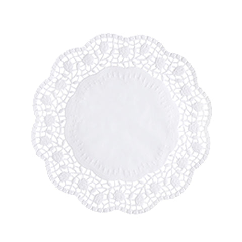 Dentelles rond Ø 20 cm blanc (2000 unités)