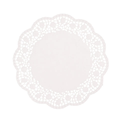 Dentelles rond Ø 25 cm blanc (2000 unités)