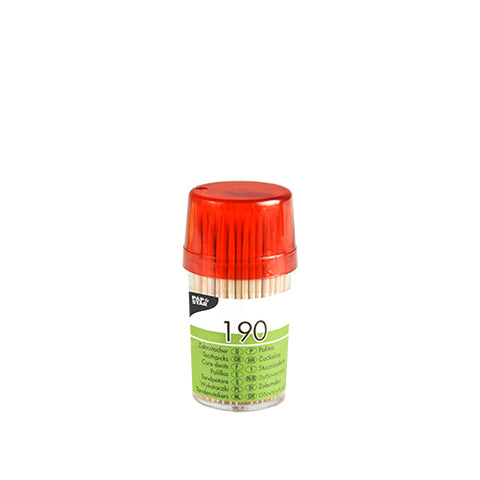Cure dents, bois rond 6,5 cm en boîte (2280 unités)