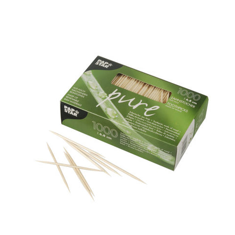 Cure dents. bois "pure" rond 6.8 cm (12000 unités)