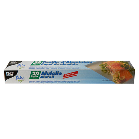 Feuille d'aluminium 20 m x 30 cm en boîte (24 unités)