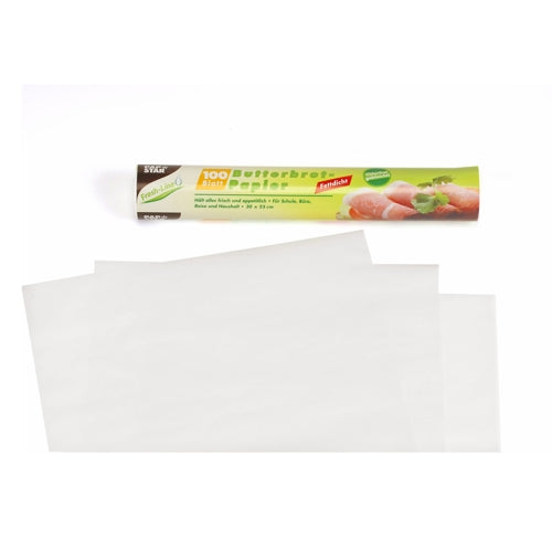 Feuilles Papier anti-graisse 25 cm x 30 cm blanc (3000 unités)