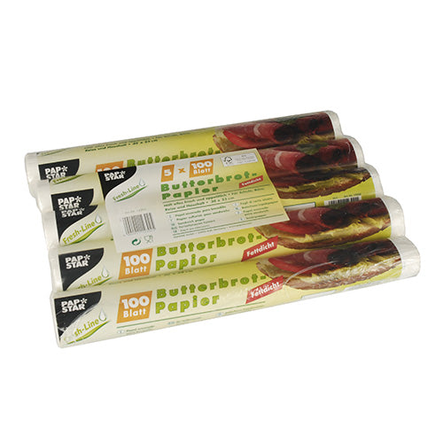 feuilles Papier anti-graisse 25 cm x 30 cm blanc (5000 unités)