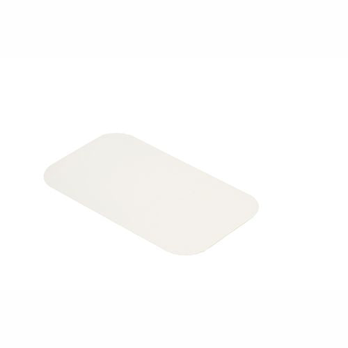Couvercles en carton laminé avec le PP rectangulaire 21,8 cm x 12,3 cm (500 unités)