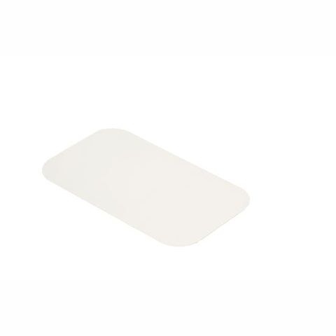 Couvercles en carton laminé avec le PP rectangulaire 21,8 cm x 12,3 cm (500 unités)