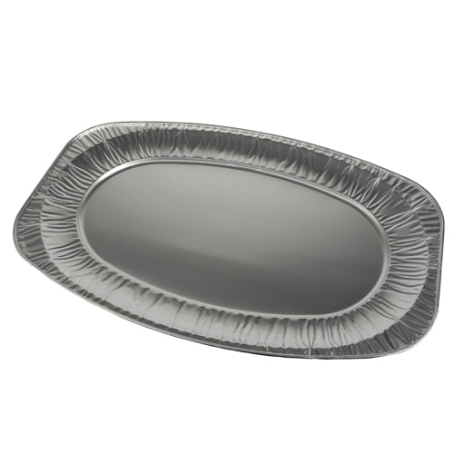 Plat de service. en aluminium ovale 54.7 cm x 35.8 cm (45 unités)