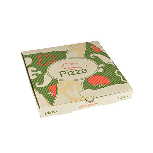 Cartons à pizza 24 cm x 24 cm x 3 cm