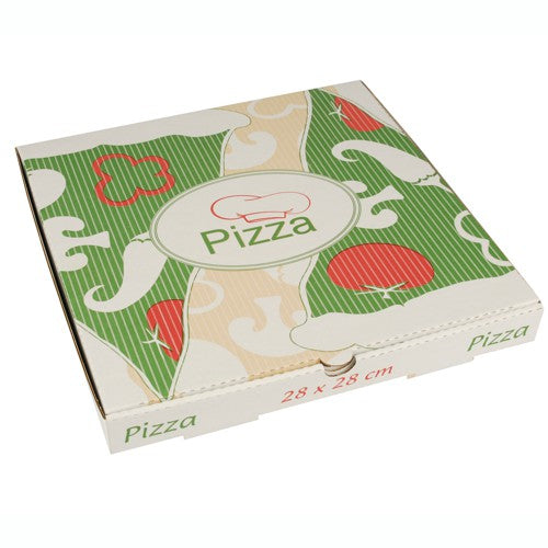Cartons à pizza 28 x 28 x 3 cm 