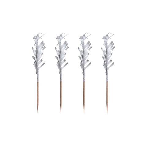 Piques décoratives 6.8 cm blanc "Frills" (10000 unités)