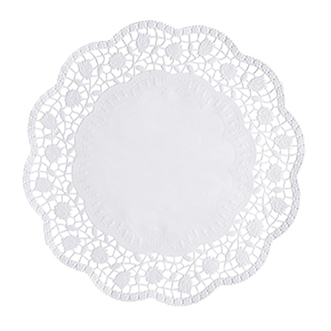 Dentelles rond Ø 32 cm blanc (2000 unités)