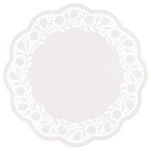 Dentelles rond Ø 36 cm blanc (1000 unités)