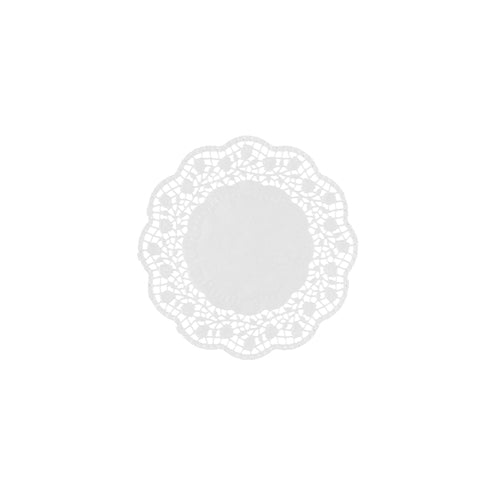 Napperons pour assiettes et sous-tasses rond Ø 12 cm blanc (2000 unités)