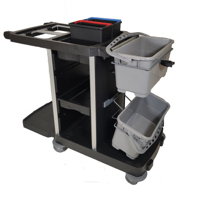 C-SHUTTLE 200 DB - CHARIOT OUVERT AVEC SYSTÈME DE FRANGES À 2 SEAUX