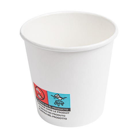 Gobelets carton blancs Espresso 10-12 cl / 4 oz (1 Palette / 108 000)