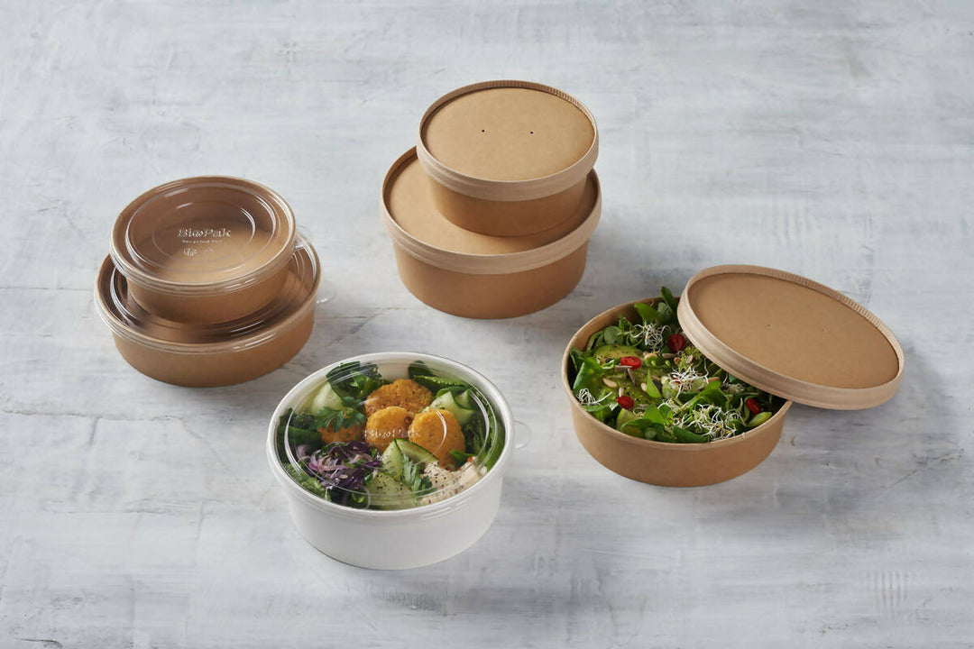 Saladier snacking 900ml en carton Kraft (300 UNITES)