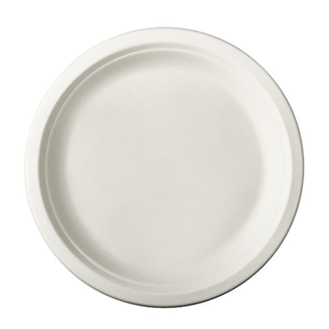 Assiettes en canne à sucre "pure" ronde