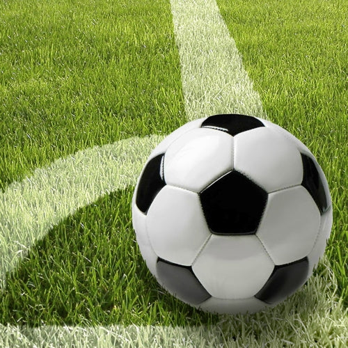 Serviettes. 3 plis pliage 33 cm x 33 cm "Football"