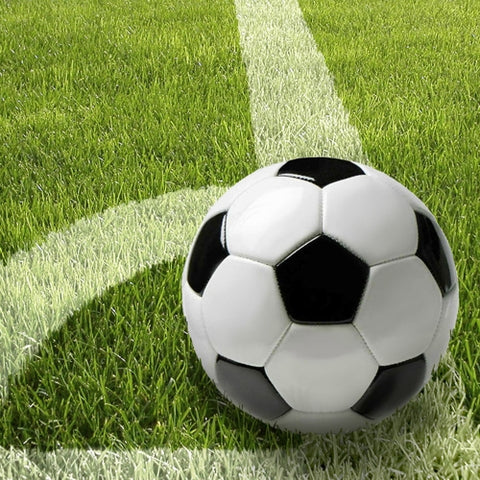 Serviettes. 3 plis pliage 33 cm x 33 cm "Football"