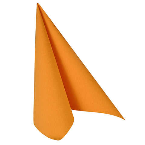 Serviettes "ROYAL Collection" pliage 40 cm x 40 cm orange