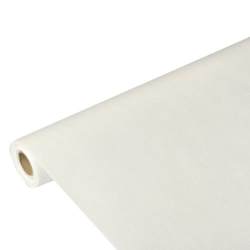 Nappe. aspect textile. non tissée "soft selection" 10 m x 1.18 m blanc (10 unités)