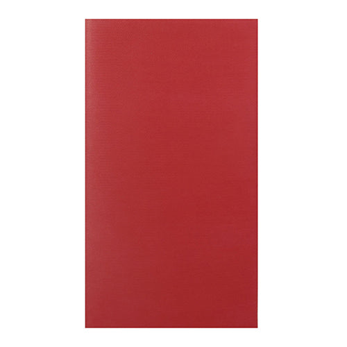 Nappe. aspect textile. non tissée "soft selection" 120 cm x 180 cm rouge (10 unités)