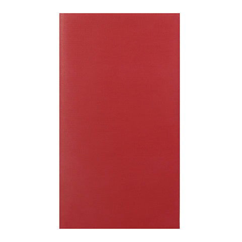 Nappe. aspect textile. non tissée "soft selection" 120 cm x 180 cm rouge (10 unités)