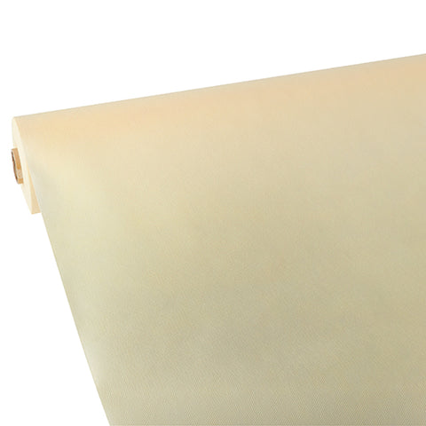 Nappe. aspect textile. non tissée "soft selection" 25 m x 1.18 m crème (4 unités)