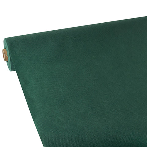 Nappe. aspect textile. non tissée "soft selection" 25 m x 1.18 m vert foncé (4 unités)
