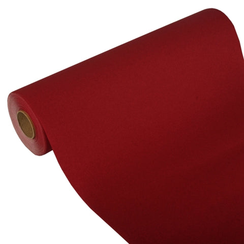Chemin de table "ROYAL Collection" 24 m x 40 cm bordeaux (4 unités)