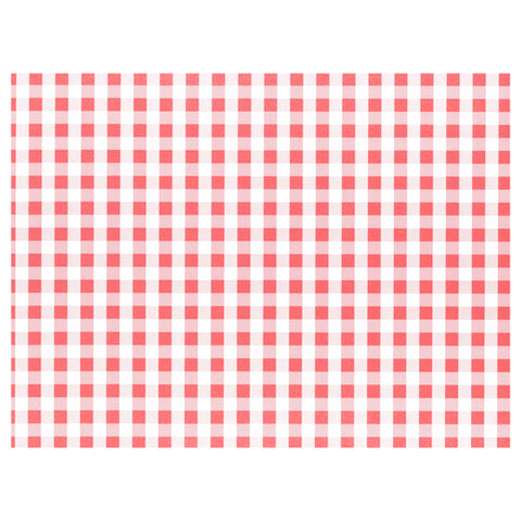 Sets de table. papier 30 cm x 40 cm rouge "Vichy Karo"