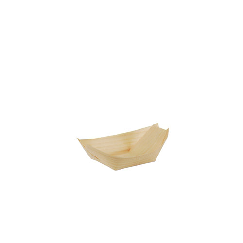 Fingerfood - Bols. bois "pure" 8.5 cm x 5.5 cm "Bateau" (500 unités)