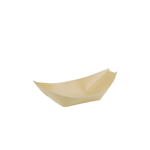 Fingerfood - Bols. bois "pure" 16.5 cm x 8.5 cm "Bateau" (500 unités)