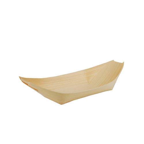Fingerfood - Bols. bois "pure" 19 cm x 10 cm "Bateau" (500 unités)