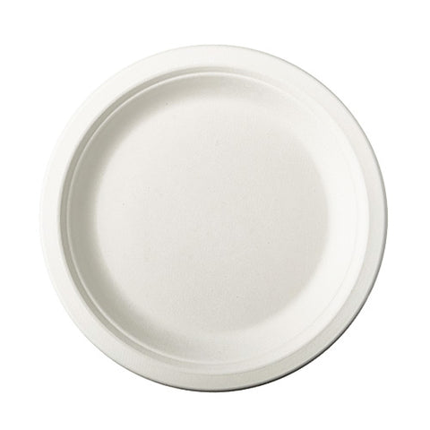 Assiettes en canne à sucre "pure" ronde