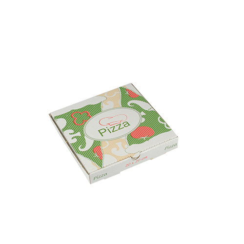 Cartons à pizza carré 20 x 20 x 3 cm