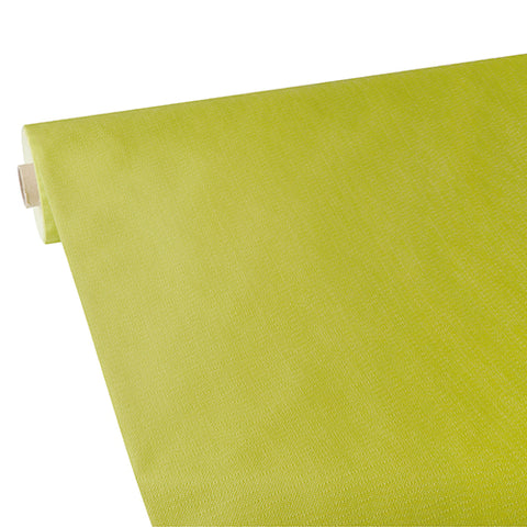 Nappe. aspect textile. non tissée "soft selection plus" 25 m x 1.18 m vert anis (2 unités)