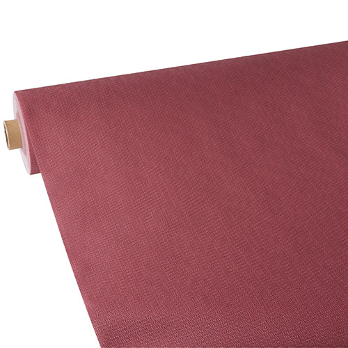 Nappe. aspect textile. non tissée "soft selection plus" 25 m x 1.18 m bordeaux (2 unités)