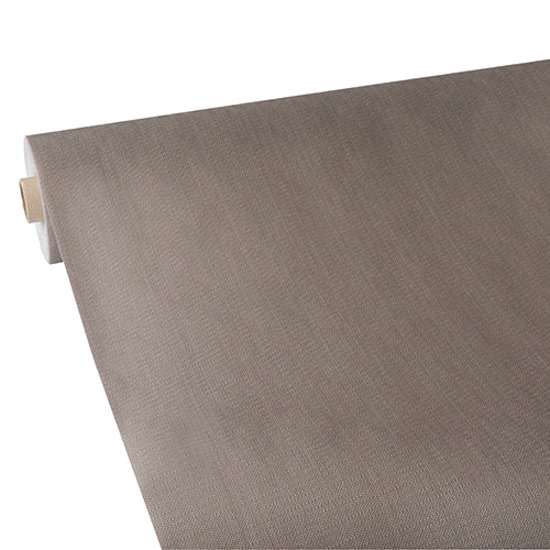 Nappe. aspect textile. non tissée "soft selection plus" 25 m x 1.18 m gris (2 unités)